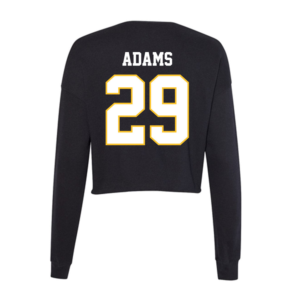 PLU - NCAA Baseball : Anthony Adams - Women's Cropped Crew Fleece-1