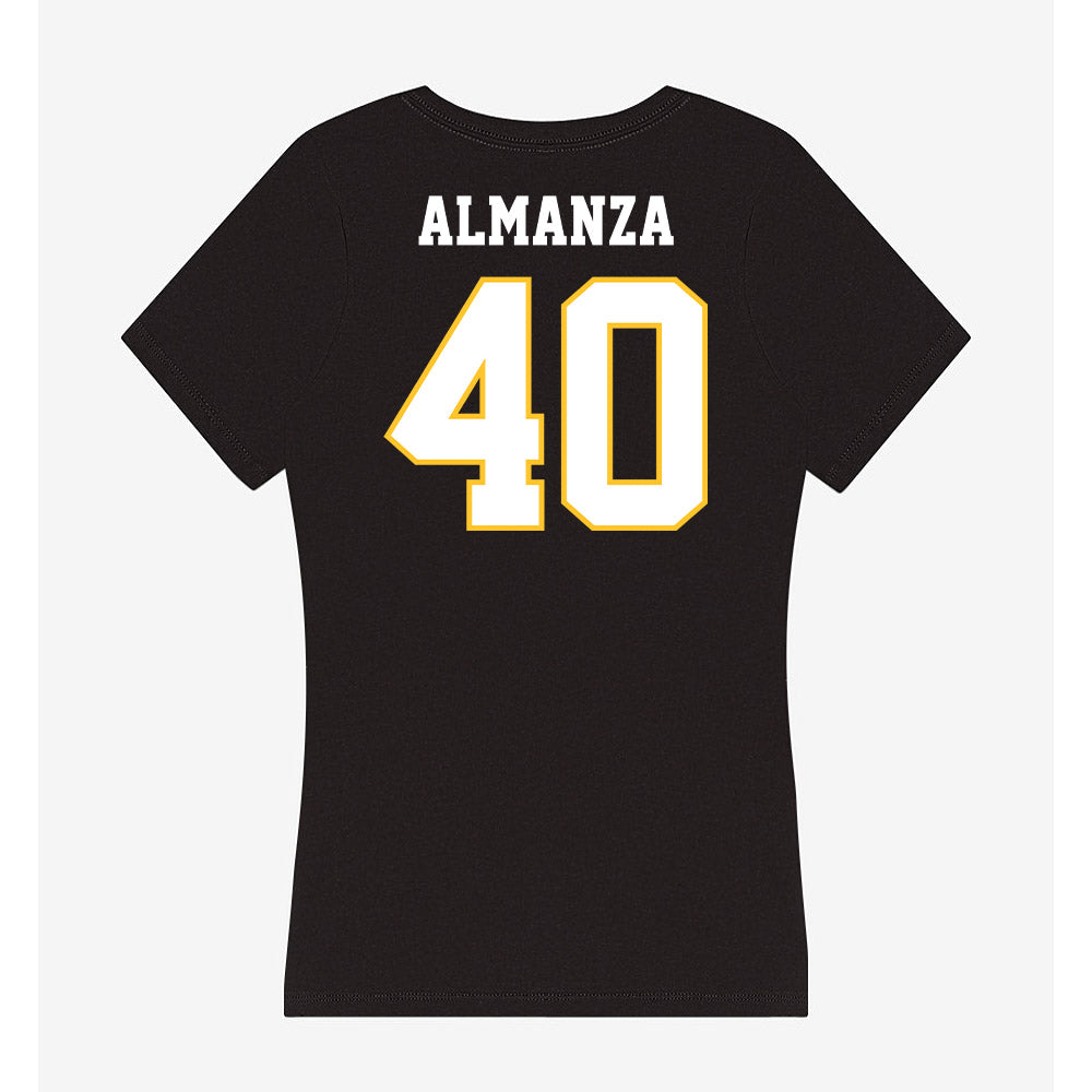 PLU - NCAA Women's Soccer : Paige Almanza - Women's V-Neck T-Shirt-1