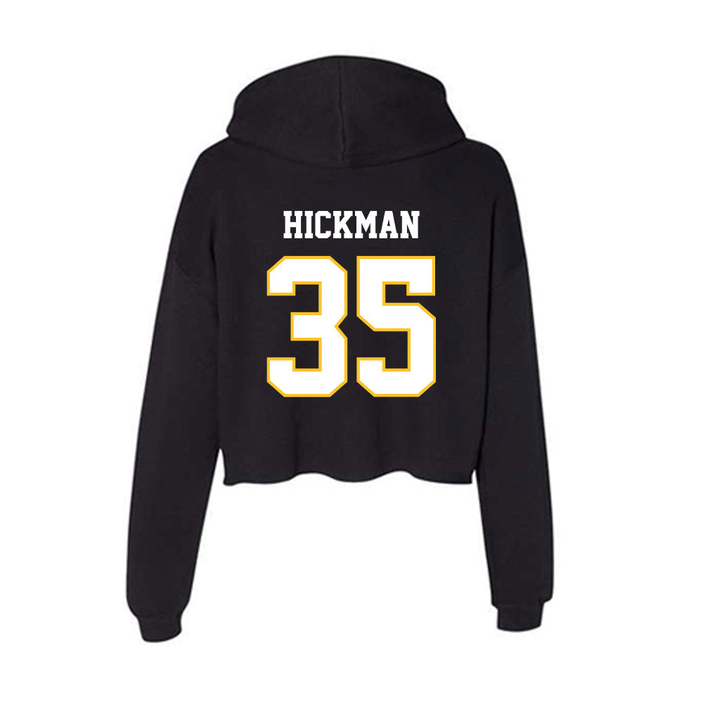 PLU - NCAA Baseball : Andrew Hickman - Women's Crop Fleece Hoodie-1