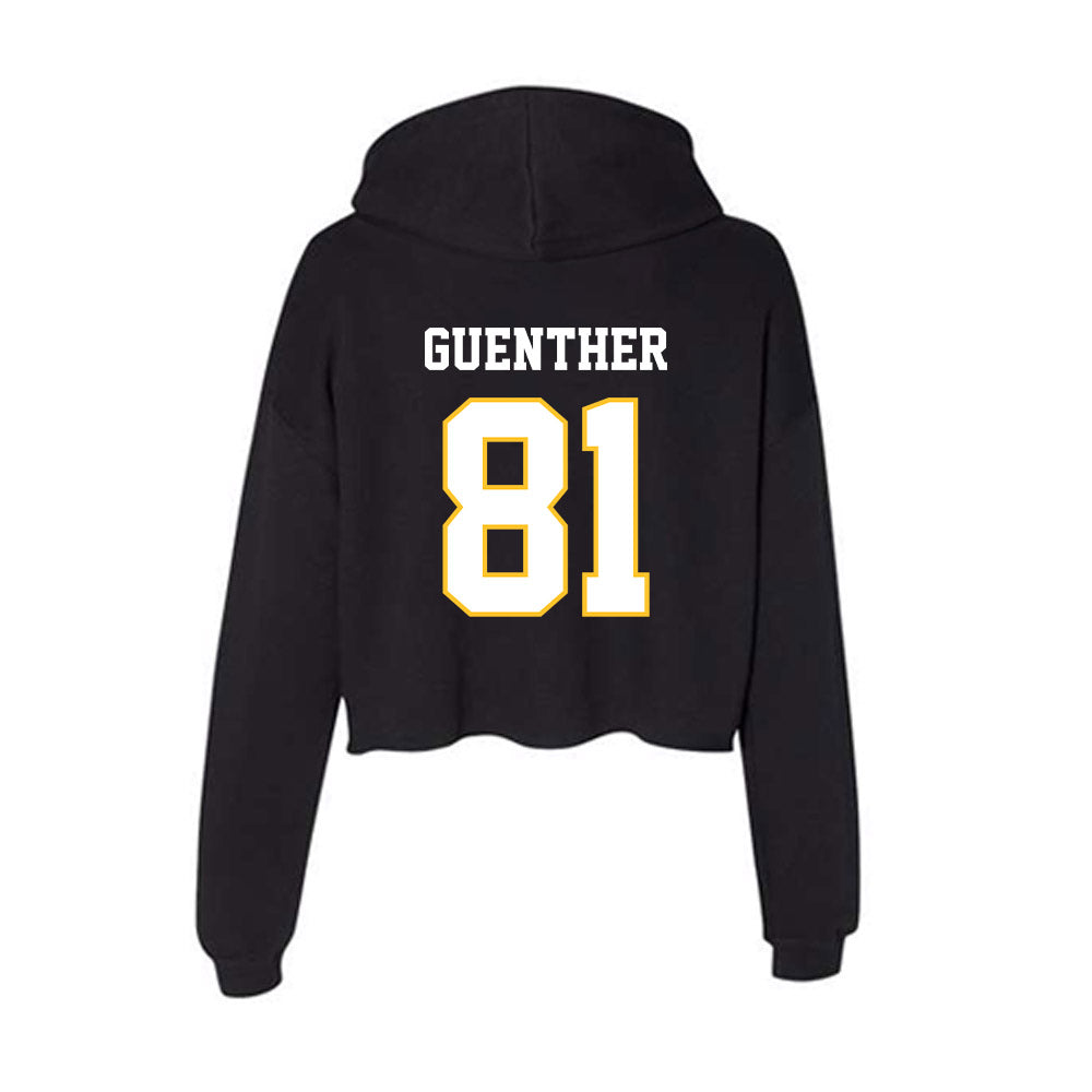 PLU - NCAA Football : Kicoh Guenther - Women's Crop Fleece Hoodie-1