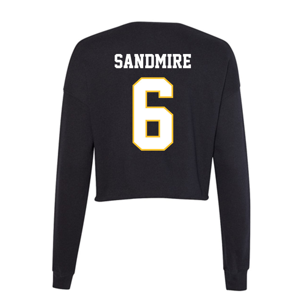 PLU - NCAA Women's Soccer : Morgan Sandmire - Women's Cropped Crew Fleece-1