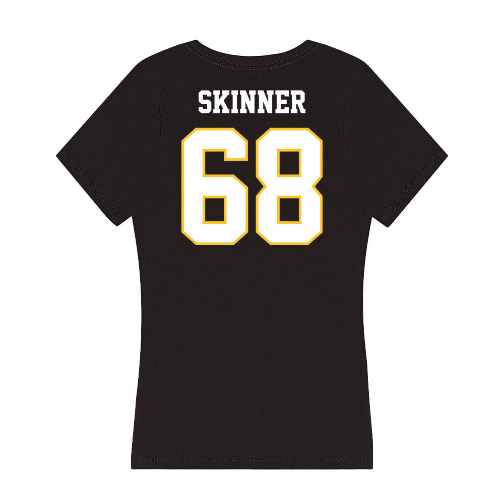 PLU - NCAA Football : Nico Skinner - Women's V-Neck T-Shirt-1