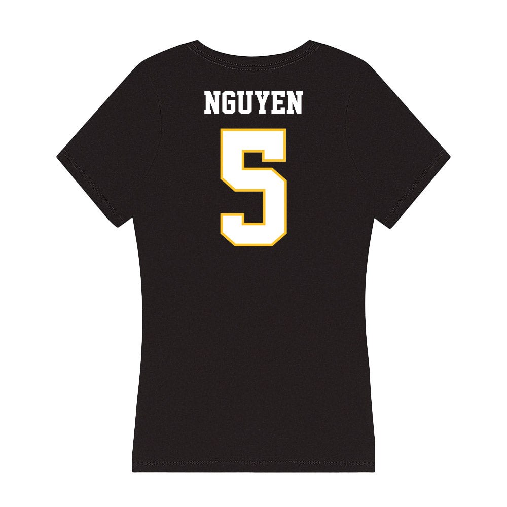 PLU - NCAA Women's Track & Field : Kristine Nguyen - Women's V-Neck T-Shirt-1