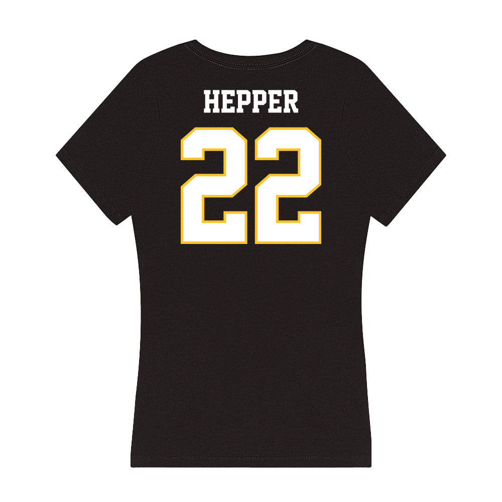 PLU - NCAA Men's Basketball : Mack Hepper - Women's V-Neck T-Shirt-1