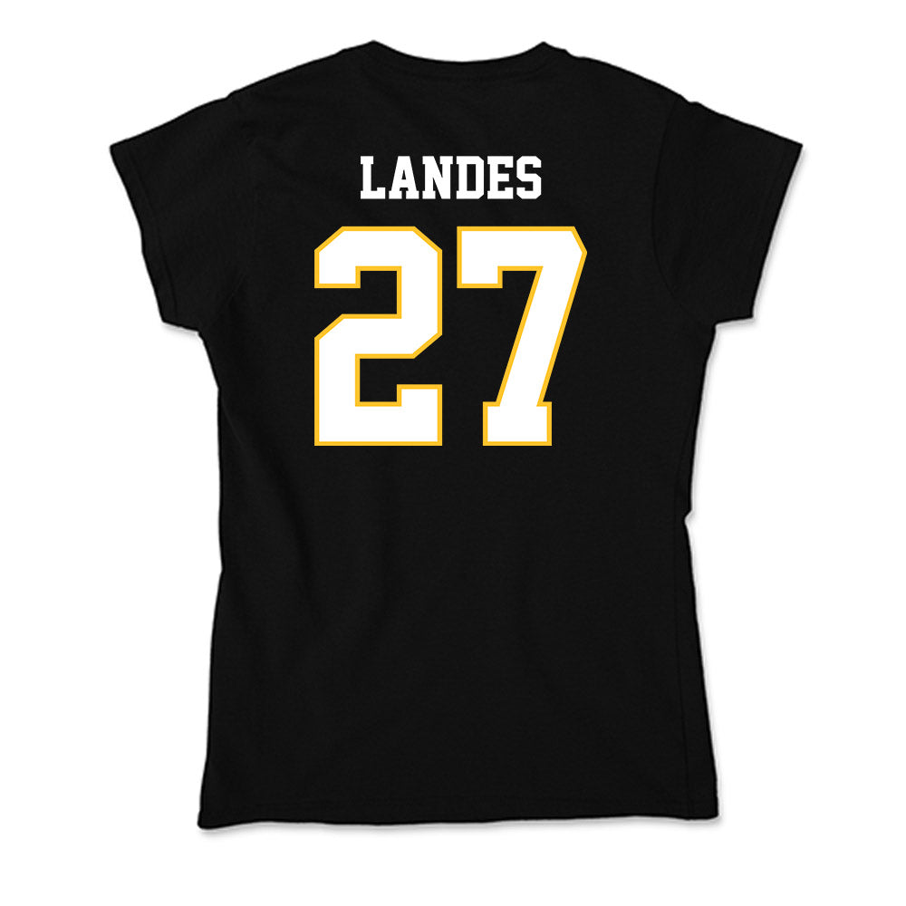 PLU - NCAA Softball : Megan Landes - Soft Style Women’s T-Shirt-1