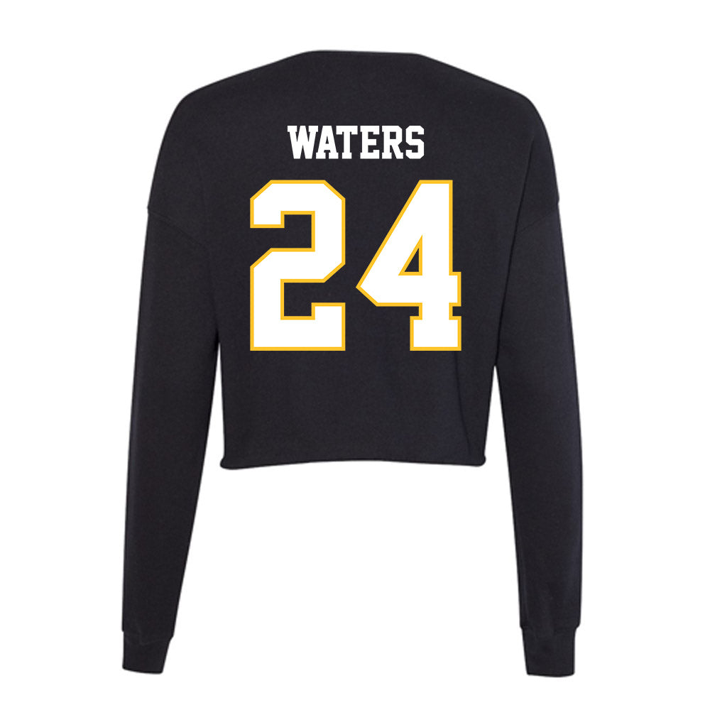 PLU - NCAA Football : Davyn Waters - Women's Cropped Crew Fleece-1