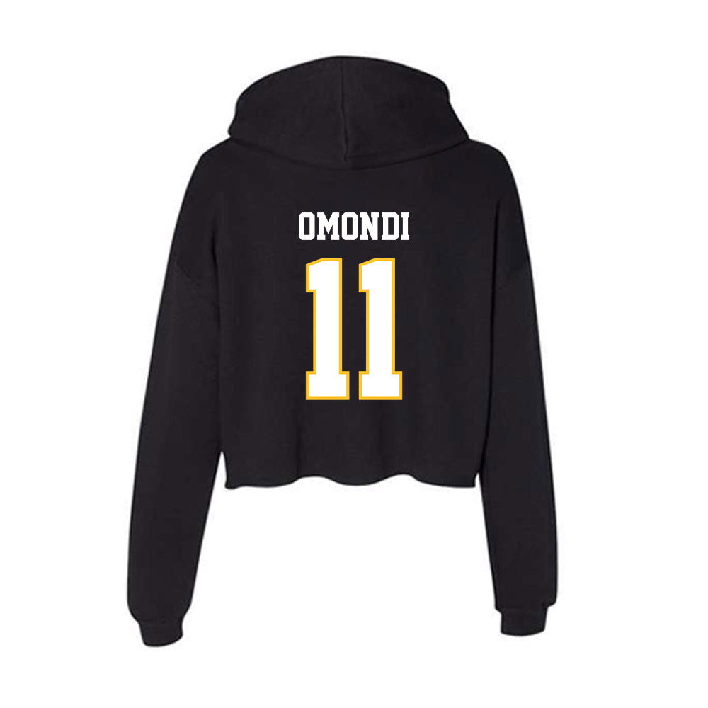 PLU - NCAA Men's Soccer : Alvin Omondi - Women's Crop Fleece Hoodie-1