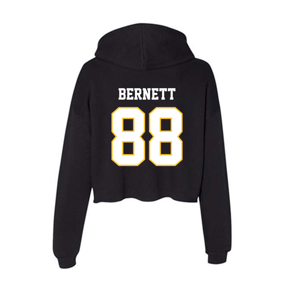 PLU - NCAA Football : Keon Bernett - Women's Crop Fleece Hoodie-1