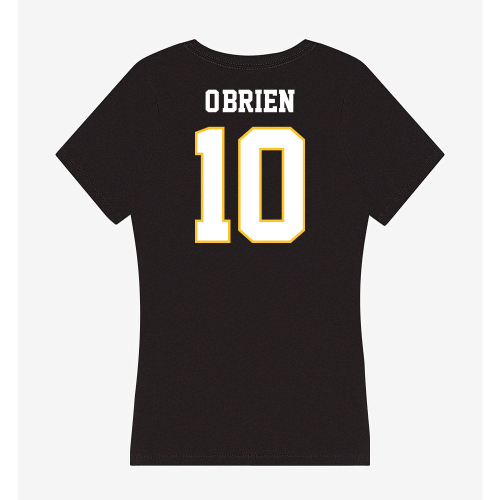 PLU - NCAA Men's Soccer : Connor O'Brien - Women's V-Neck T-Shirt-1