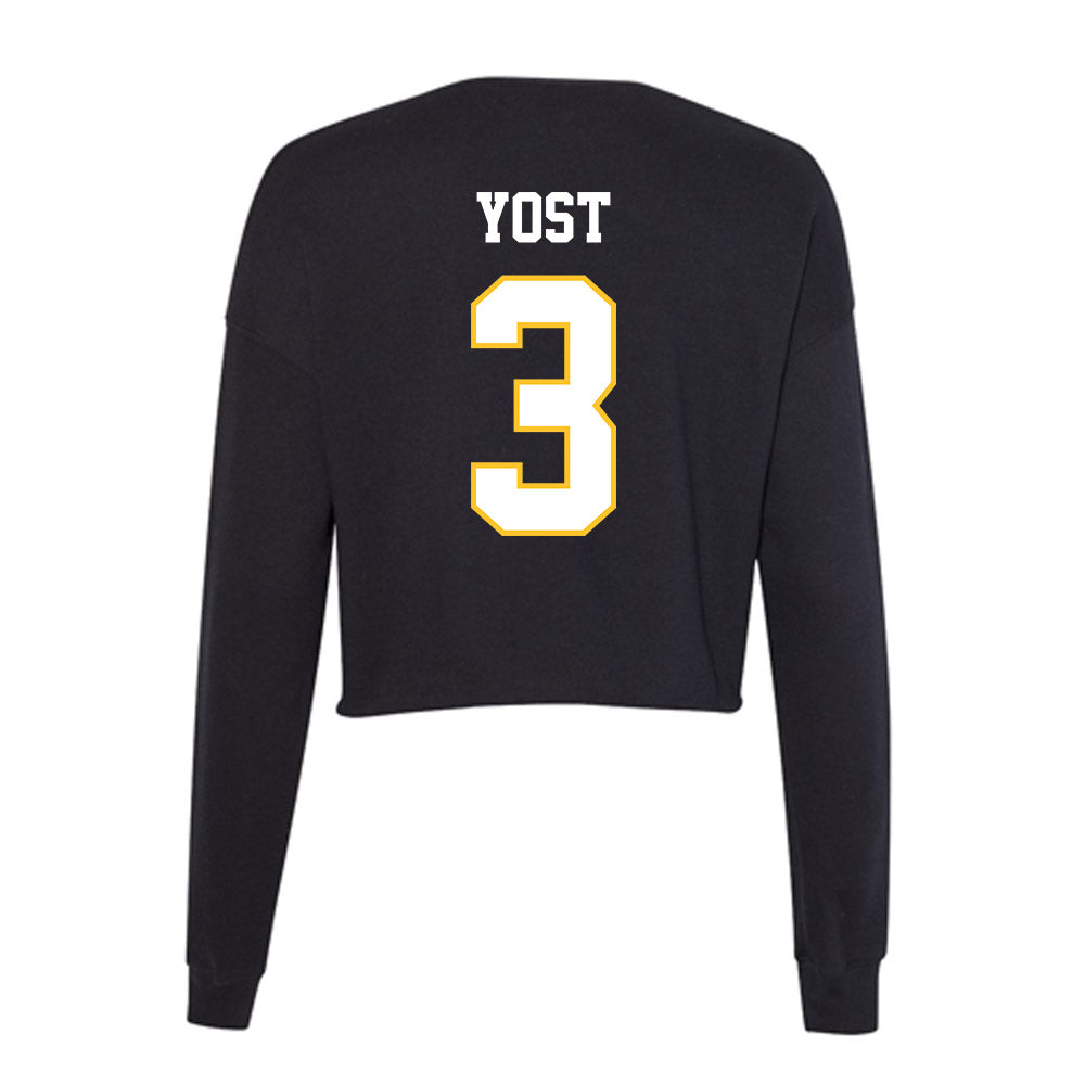 PLU - NCAA Football : Aiden Yost - Women's Cropped Crew Fleece-1