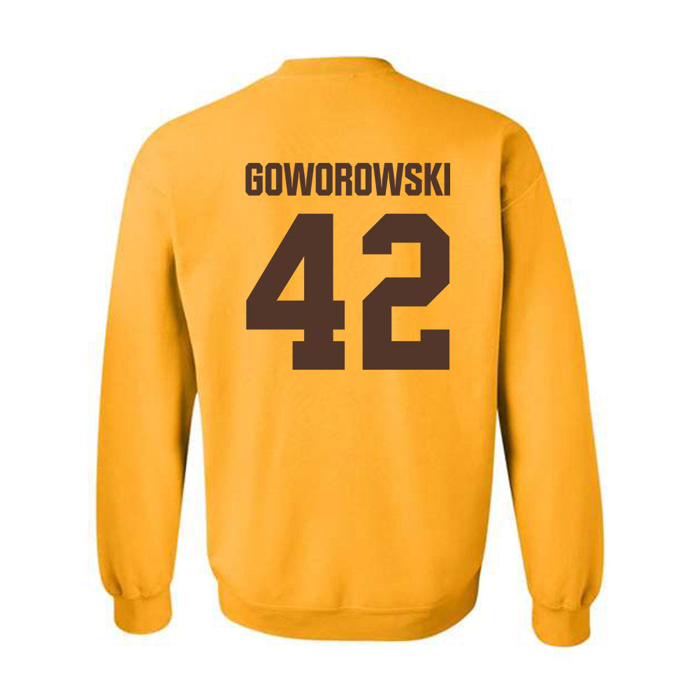 Valpo - NCAA Football : Alex Goworowski - Classic Shersey Crewneck Sweatshirt-1