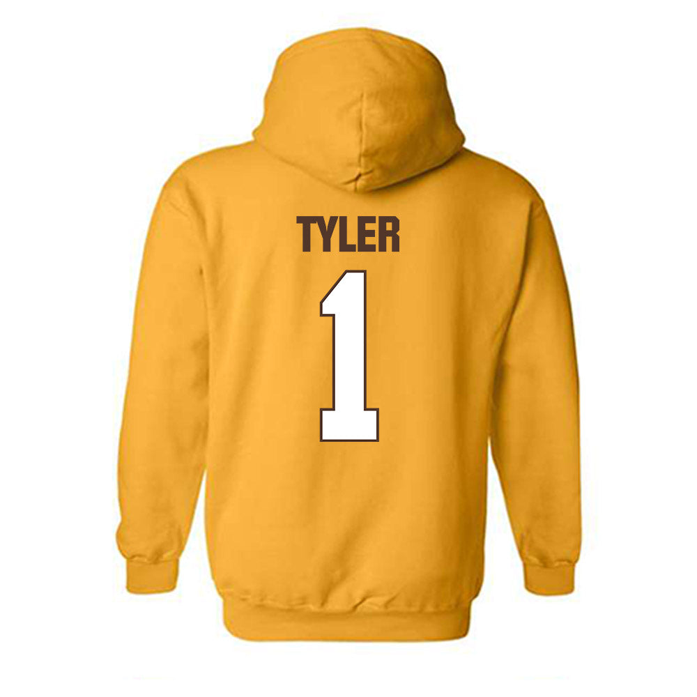 Valpo - NCAA Football : Caron Tyler - Classic Shersey Hooded Sweatshirt-1