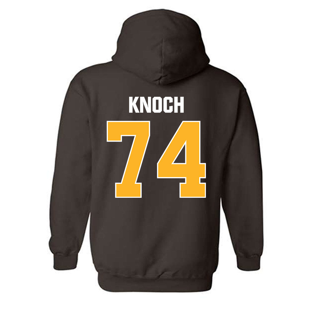 Valpo - NCAA Football : Mason Knoch - Classic Shersey Hooded Sweatshirt-1