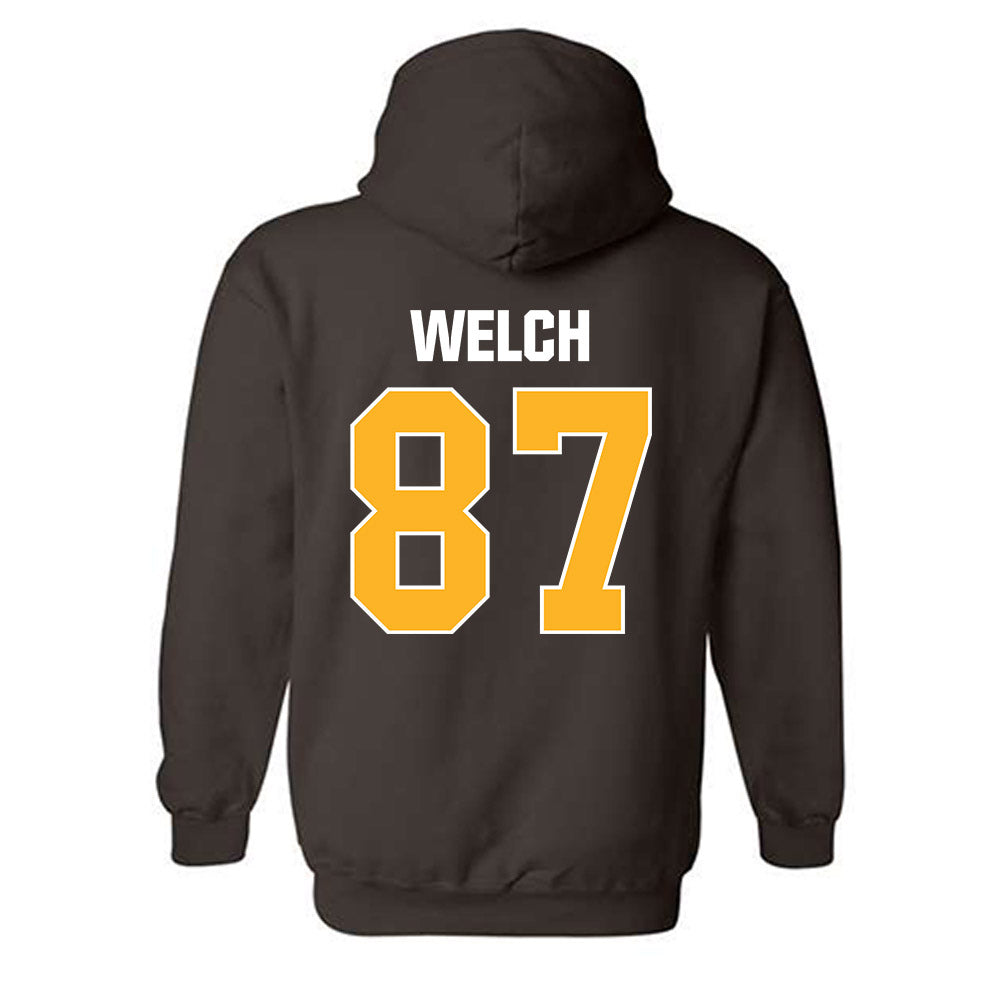 Valpo - NCAA Football : Brayden Welch - Classic Shersey Hooded Sweatshirt-1