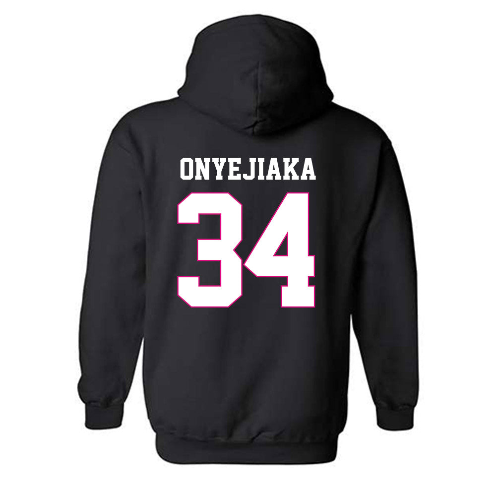 Alabama - NCAA Men's Basketball : Collins Onyejiaka - Fashion Shersey Hooded Sweatshirt-1