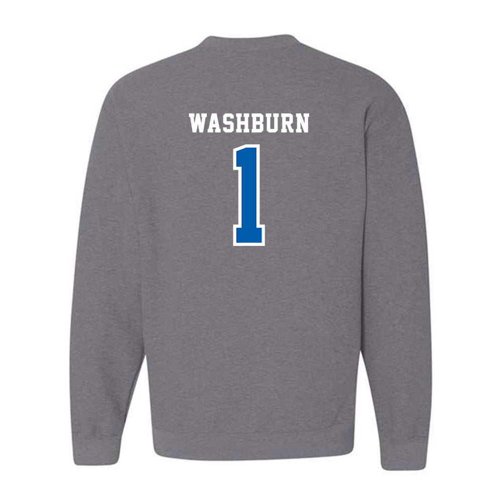 Creighton - NCAA Baseball : Joe Washburn - Classic Shersey Crewneck Sweatshirt-1