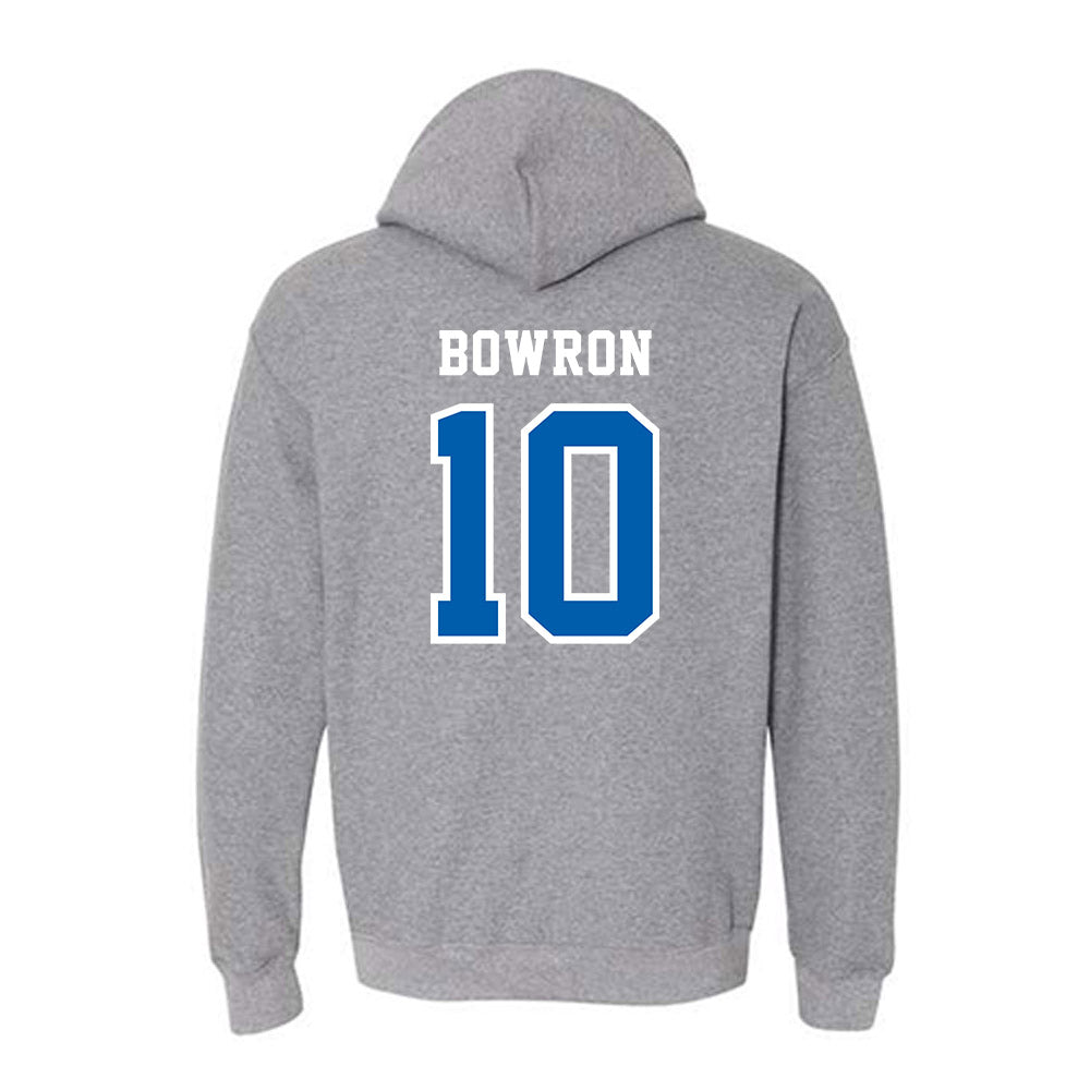 Creighton - NCAA Baseball : Nick Bowron - Classic Shersey Hooded Sweatshirt-1