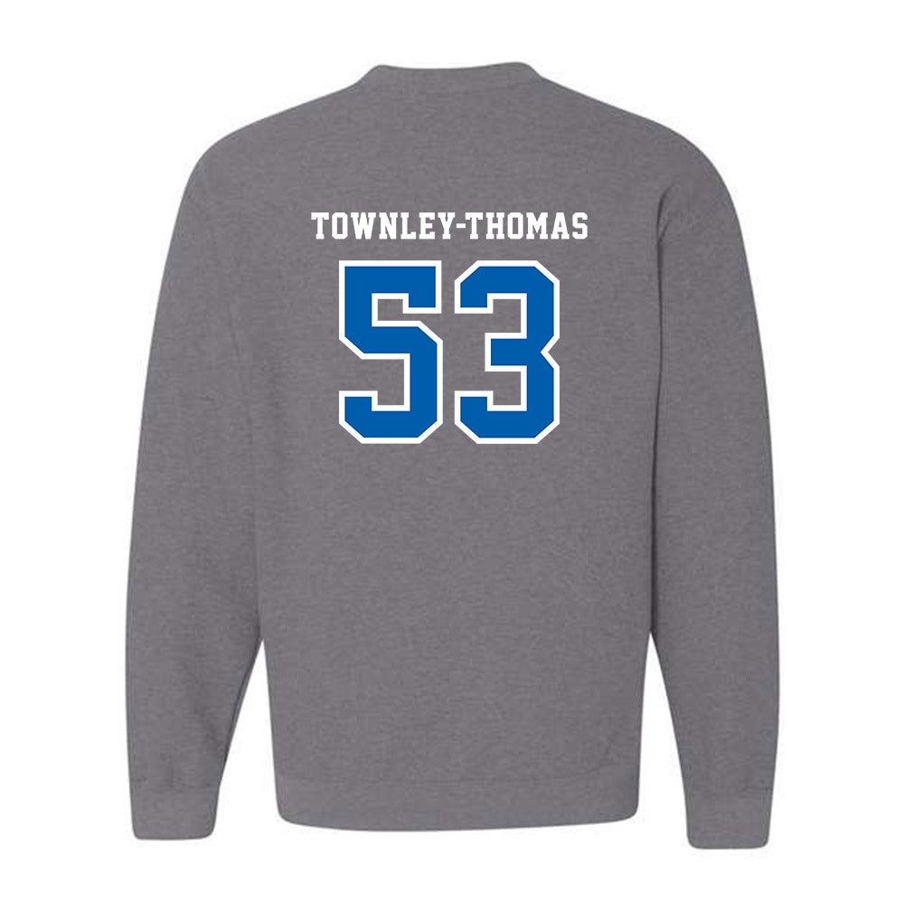 Creighton - NCAA Men's Basketball : Joshua Townley-Thomas - Classic Shersey Crewneck Sweatshirt-1