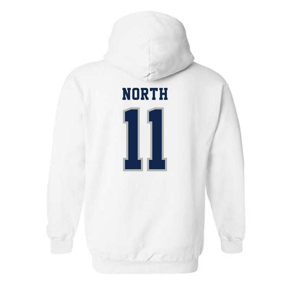 Creighton - NCAA Baseball : Ben North - Classic Shersey Hooded Sweatshirt-1