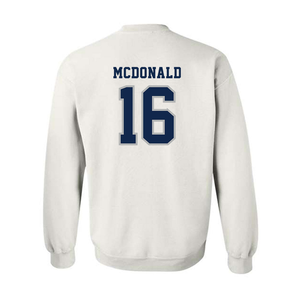 Creighton - NCAA Baseball : John McDonald - Classic Shersey Crewneck Sweatshirt-1