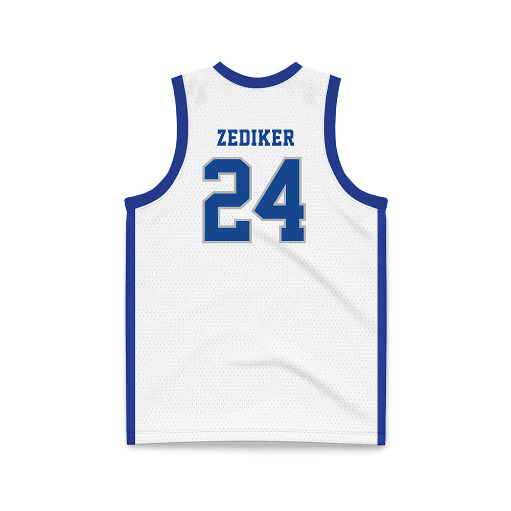 Creighton - NCAA Women's Basketball : Ava Zediker - White Basketball Jersey-1
