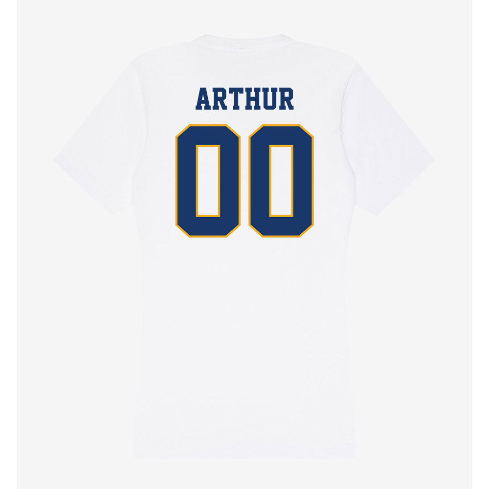 Canisius - NCAA Women's Lacrosse : Adriana Arthur - Women's V-Neck T-Shirt-1