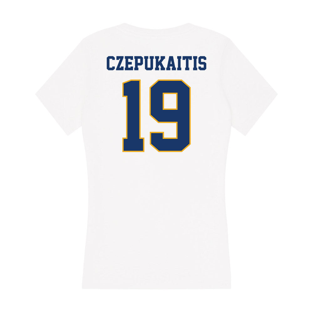 Canisius - NCAA Women's Lacrosse : Alexandra Czepukaitis - Women's V-Neck T-Shirt-1