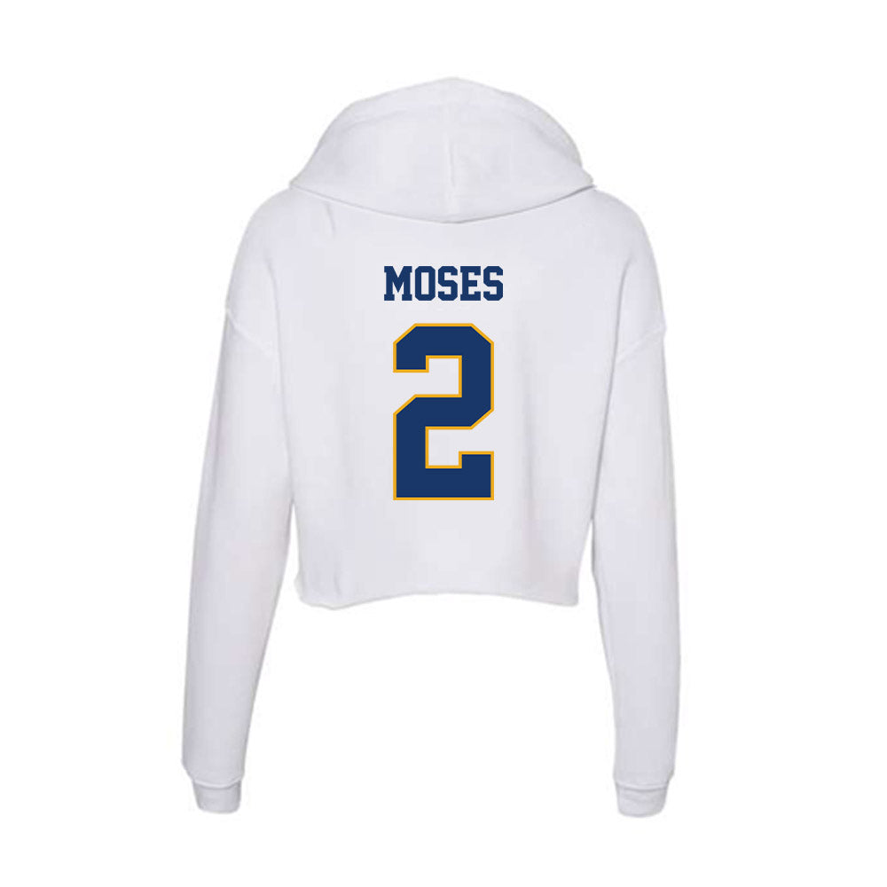 Canisius - NCAA Women's Basketball : Alex Moses - Women's Crop Fleece Hoodie-1