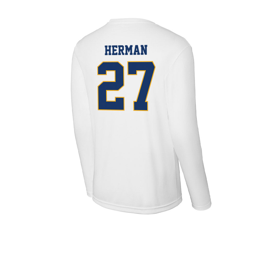 Canisius - NCAA Baseball : Blake Herman - Activewear Long Sleeve T-Shirt-1