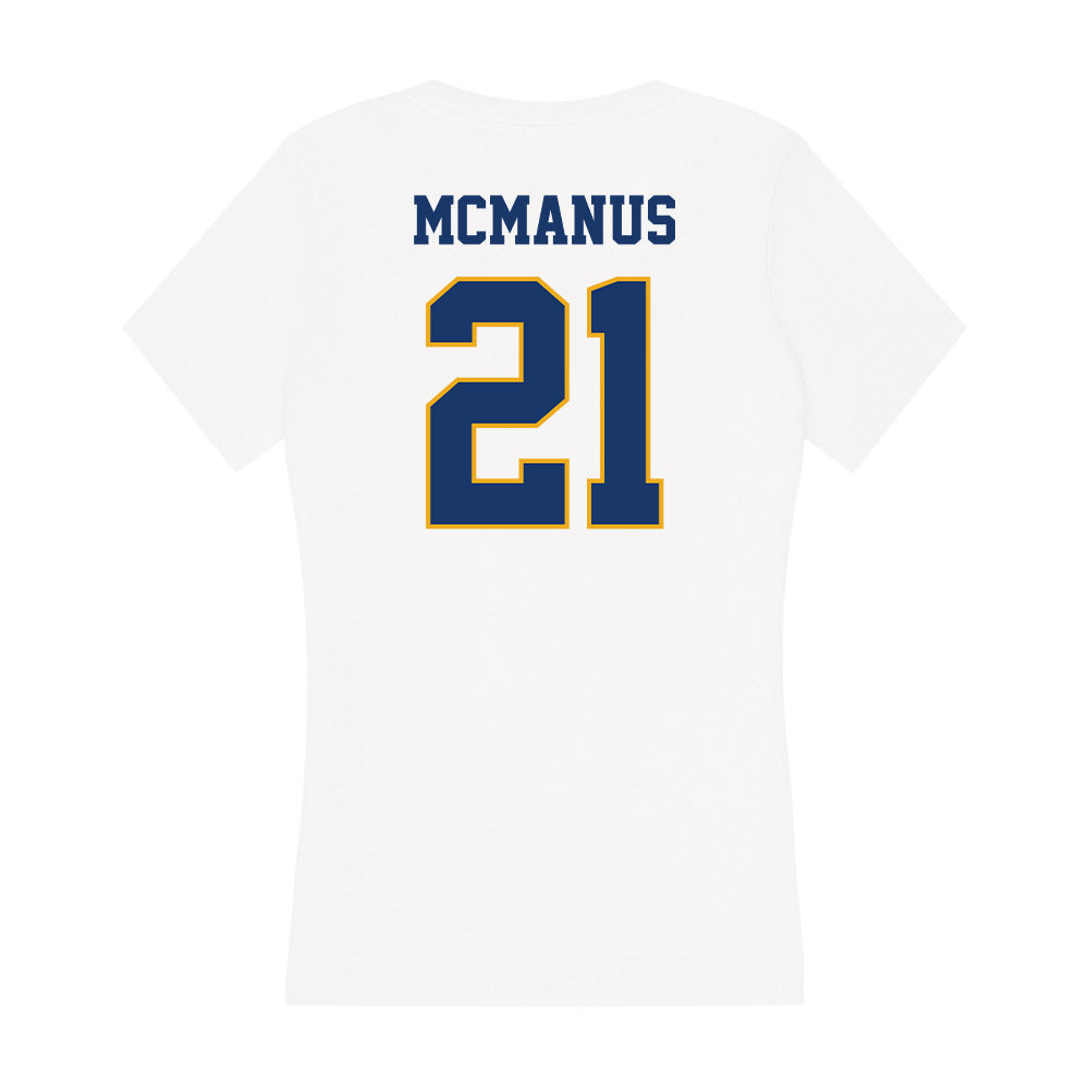Canisius - NCAA Softball : Taylor McManus - Women's V-Neck T-Shirt-1
