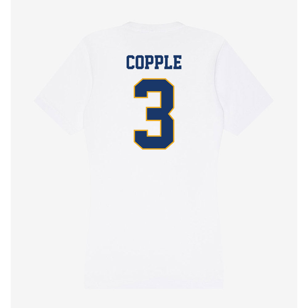 Canisius - NCAA Women's Basketball : Mary Copple - Women's V-Neck T-Shirt-1