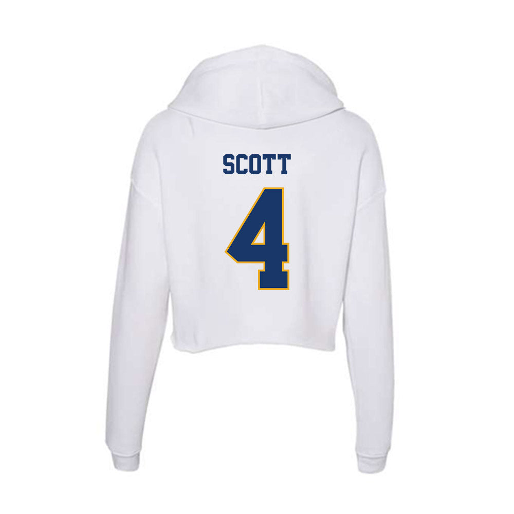 Canisius - NCAA Men's Basketball : William Scott - Women's Crop Fleece Hoodie-1