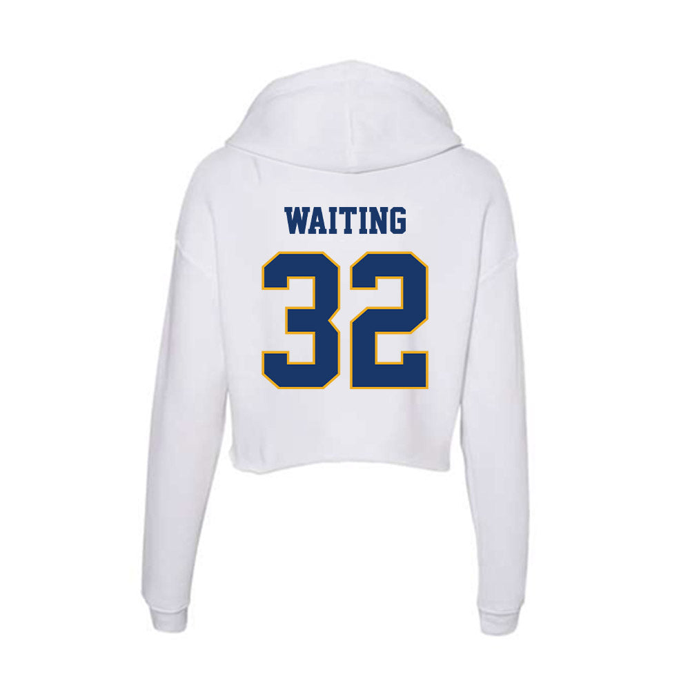 Canisius - NCAA Baseball : Connor Waiting - Women's Crop Fleece Hoodie-1