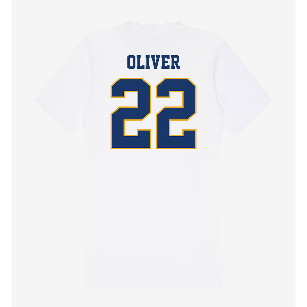 Canisius - NCAA Men's Basketball : Brendan Oliver - Women's V-Neck T-Shirt-1