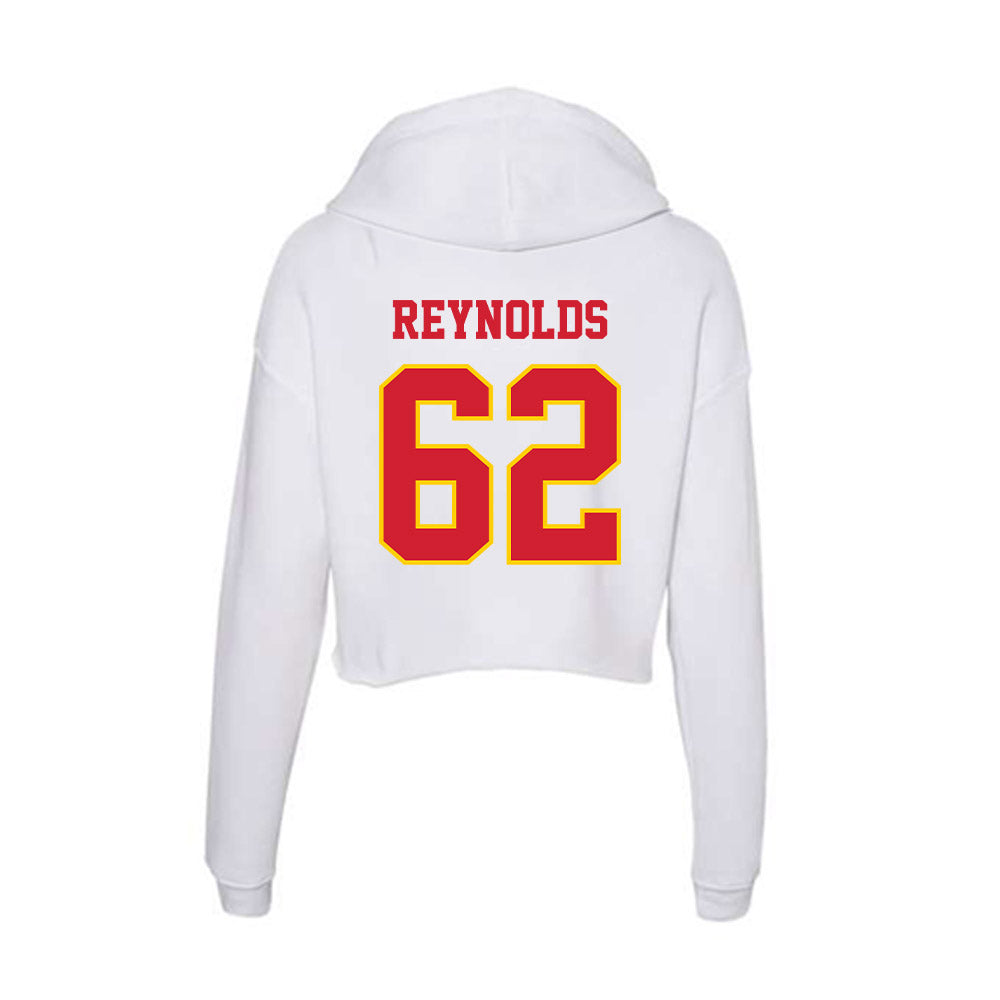 Pitt State - NCAA Football : Jake Reynolds - Women's Crop Fleece Hoodie-1