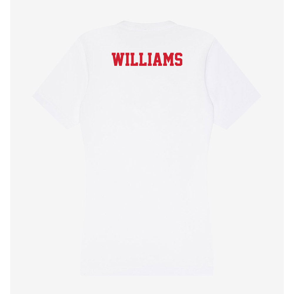 Pitt State - NCAA Men's Track & Field : Amar Williams - Women's V-Neck T-Shirt-1