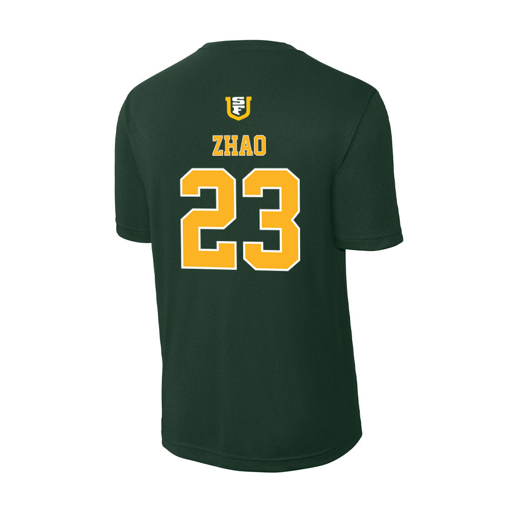 USFCA - NCAA Men's Basketball : Weilun Zhao - Activewear T-Shirt-1