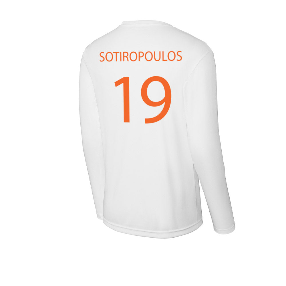 HWS - NCAA Men's Lacrosse : Nick Sotiropoulos - Activewear Long Sleeve T-Shirt-1