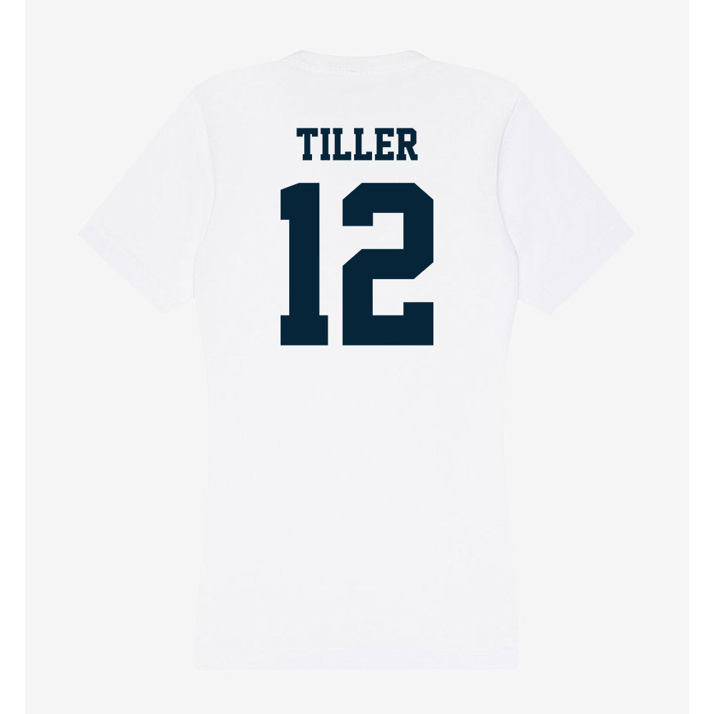 Utah State - NCAA Football : CJ Tiller - Women's V-Neck T-Shirt-1