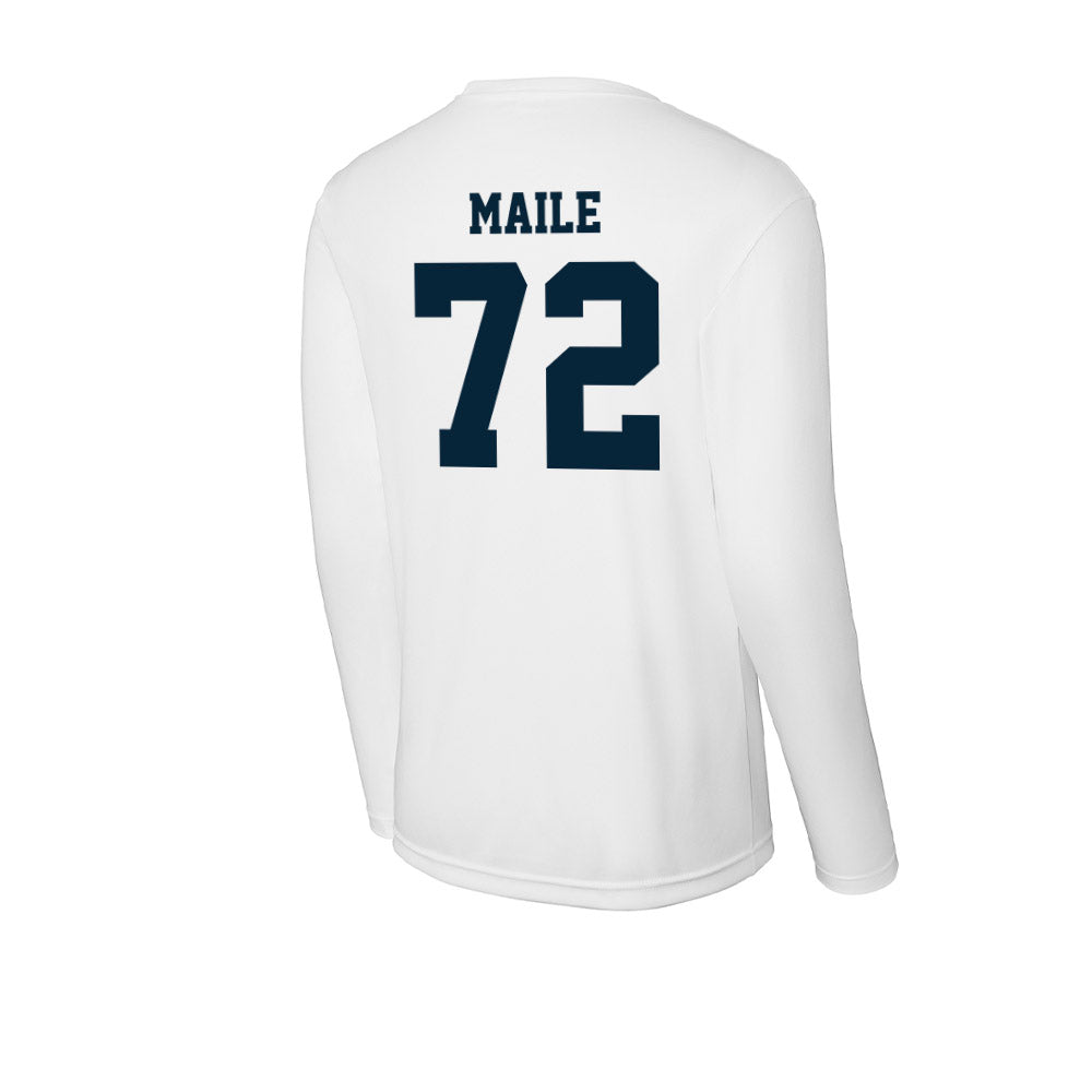 Utah State - NCAA Football : George Maile - Activewear Long Sleeve T-Shirt-1
