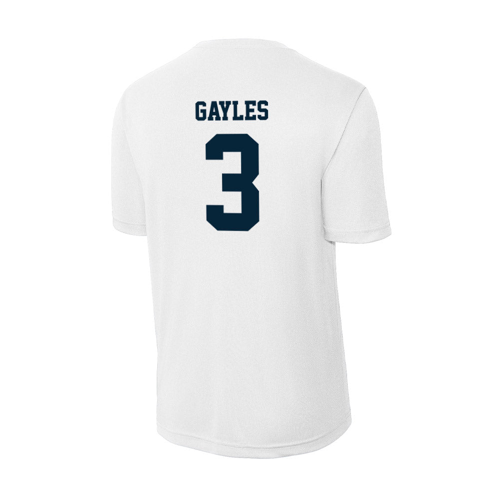 Utah State - NCAA Women's Basketball : Aaliyah Gayles - Activewear T-Shirt-1