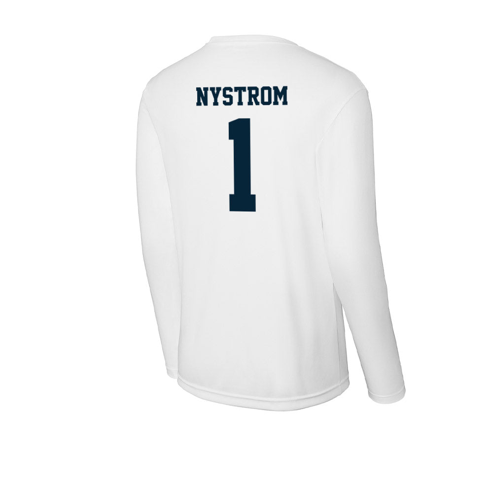 Utah State - NCAA Women's Soccer : Ivy Nystrom - Activewear Long Sleeve T-Shirt-1