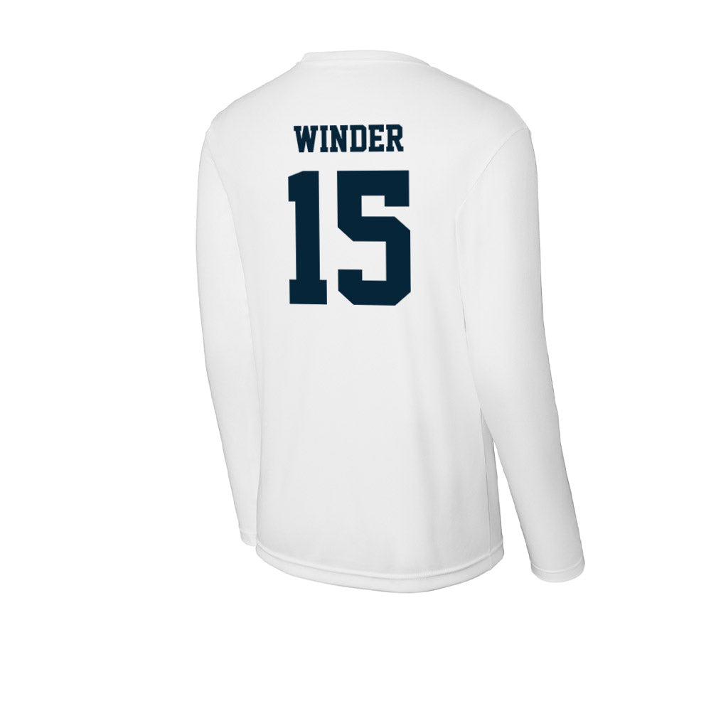 Utah State - NCAA Women's Soccer : Talia Winder - Activewear Long Sleeve T-Shirt-1