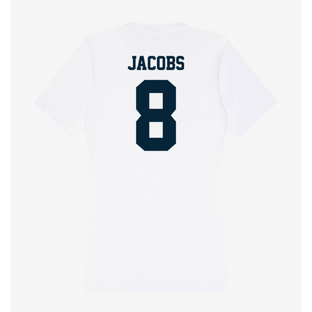 Utah State - NCAA Football : Javen Jacobs - Women's V-Neck T-Shirt-1