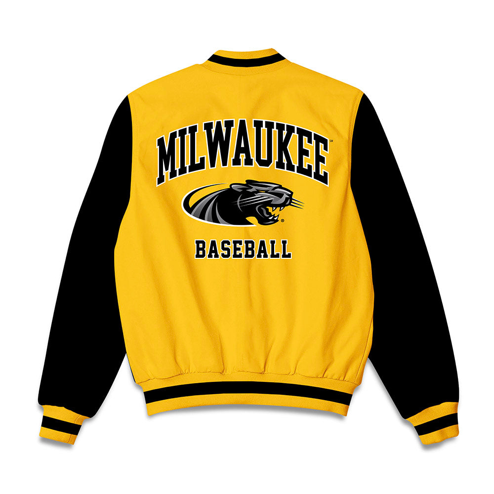 UW Milwaukee - NCAA Baseball : Aiden Fishnick - Bomber Jacket-1