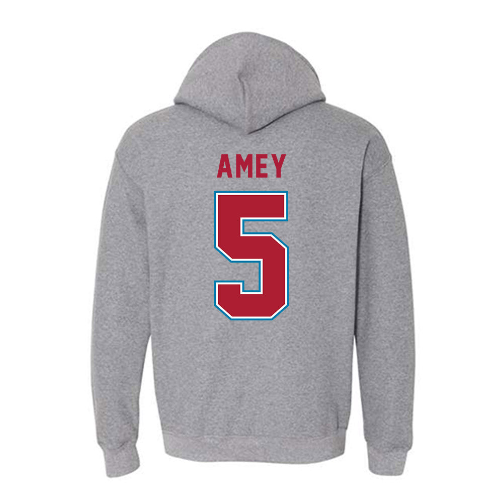 LMU - NCAA Men's Basketball : Mj Amey - Hooded Sweatshirt-1