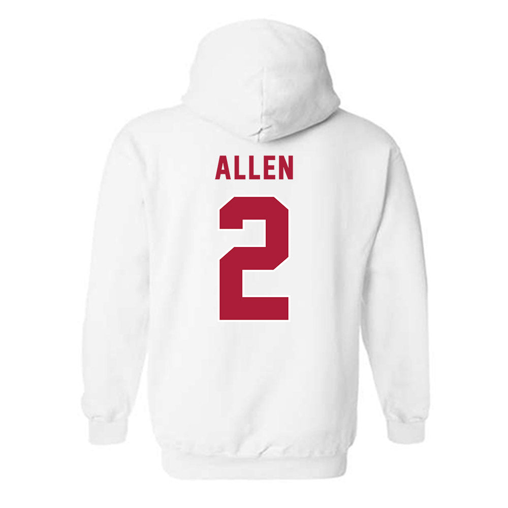 LMU - NCAA Softball : Mya Allen - Classic Shersey Hooded Sweatshirt-1