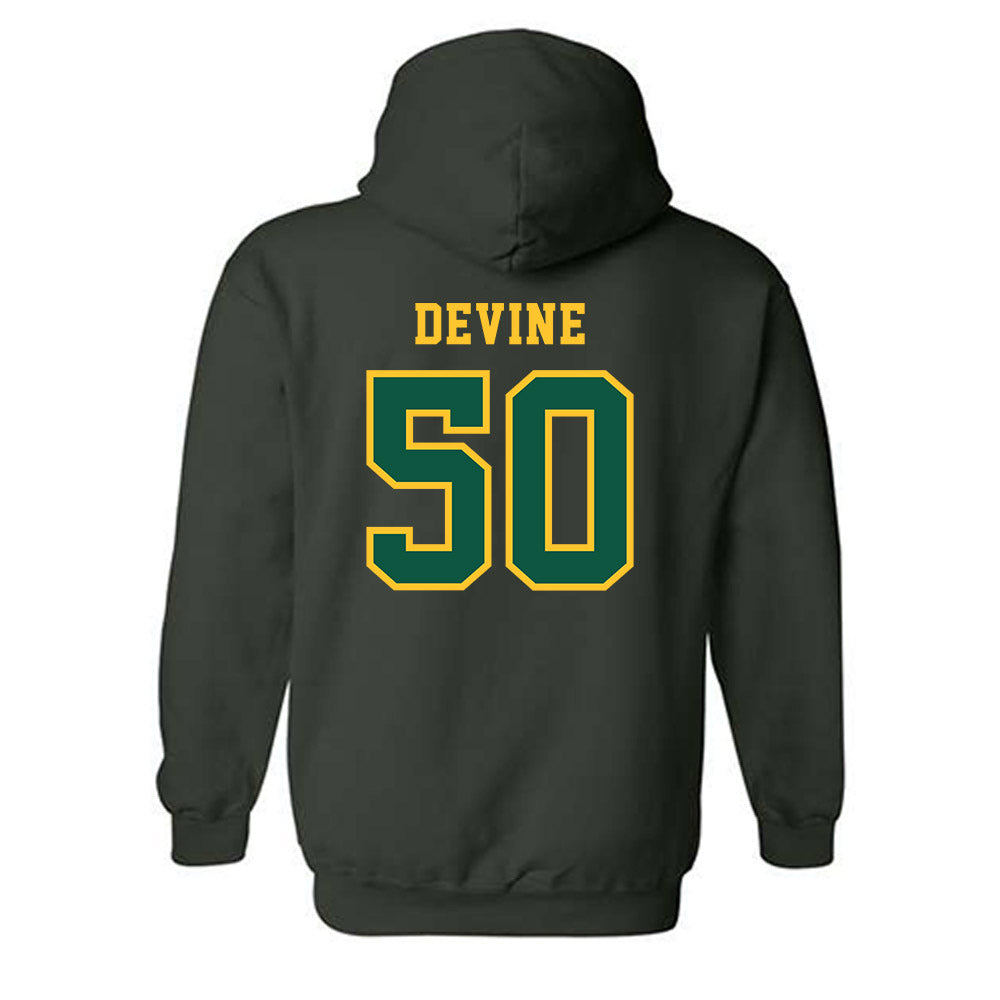 NDSU - NCAA Football : Damian Devine - Classic Shersey Hooded Sweatshirt-1