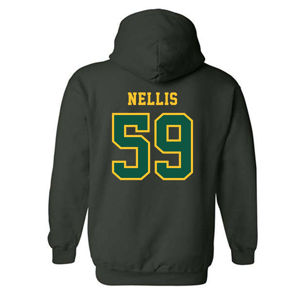 NDSU - NCAA Football : James Nellis - Classic Shersey Hooded Sweatshirt-1