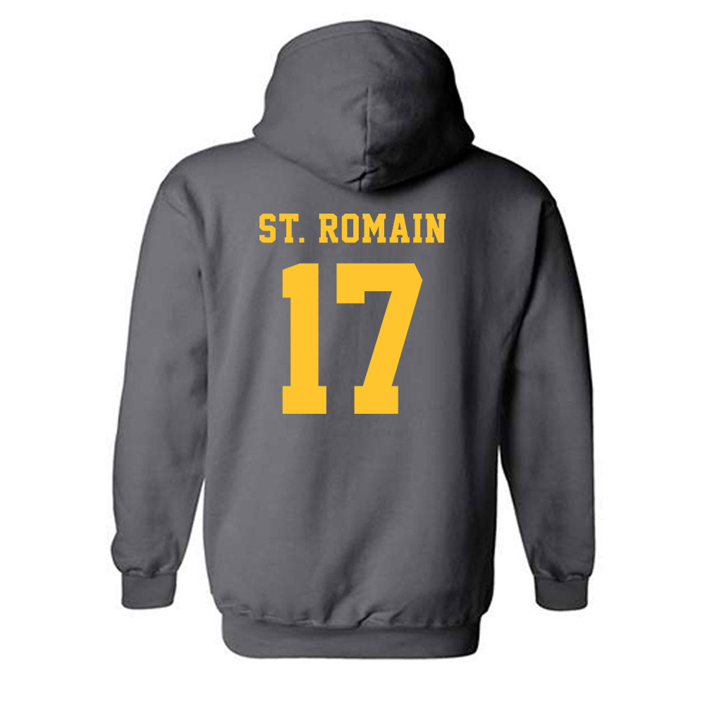 NDSU - NCAA Football : Isiah St. Romain - Classic Shersey Hooded Sweatshirt-1